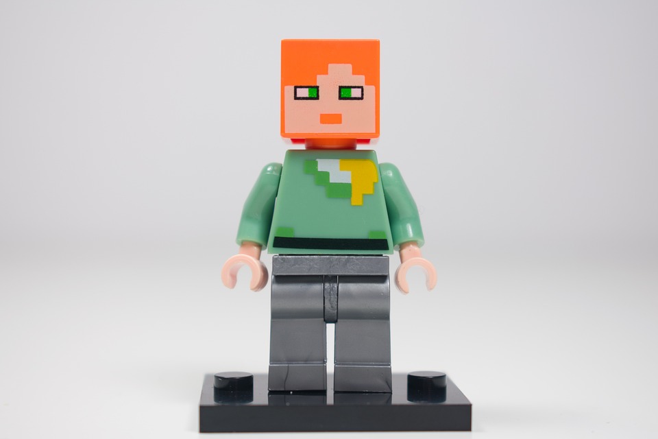 Vesničan v Minecraftu.