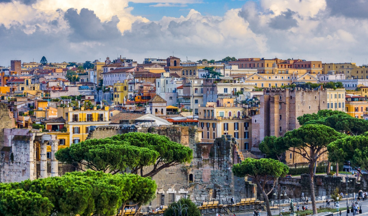 pohled na Řím