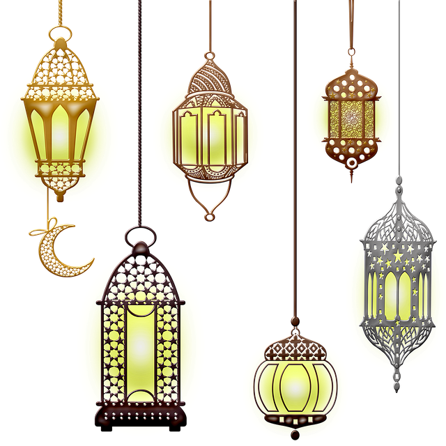 visící lampy